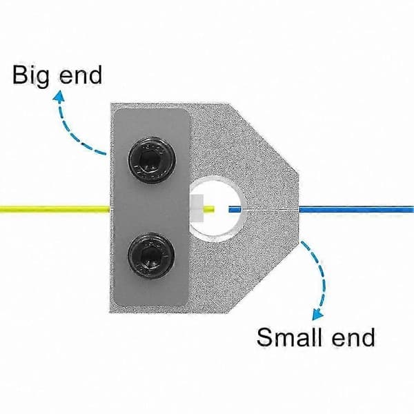 3D-printer filament svejseværktøj - 1,75 mm PLA ABS PETG-forbinder og splejser Silver