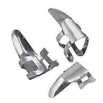 Ny 3 stk gitarfingerplekter Plectrums Slide rustfritt stål for banjo ukulele