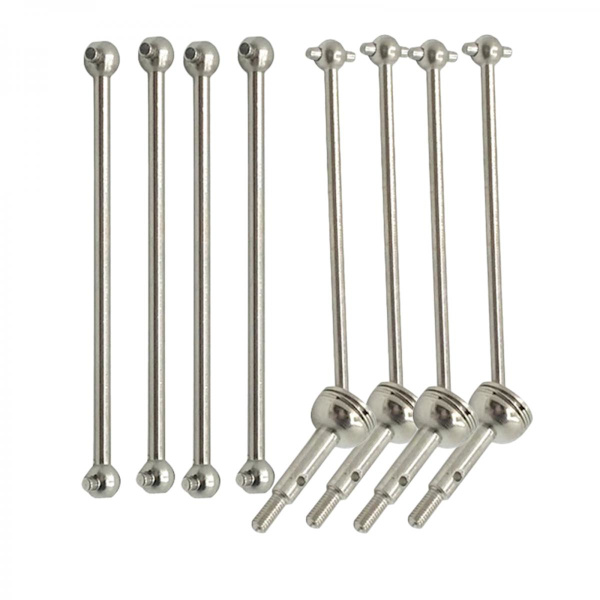 8 X Främre Drivaxel Metalldelar för WLtoys 144001 1/14 RC Bil