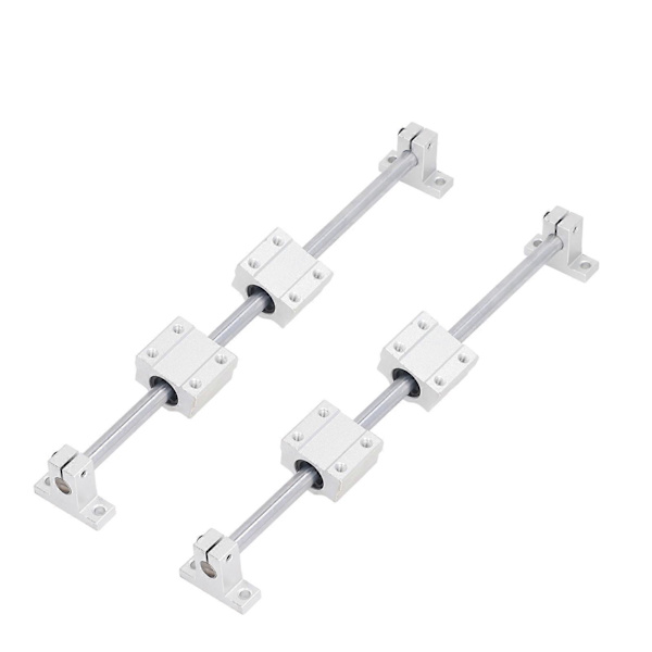 [RM]Linear Rail Linear Guide Linear Motion Rail with 4pcs Sliding Blocks for Machines 10?450 YEMAA