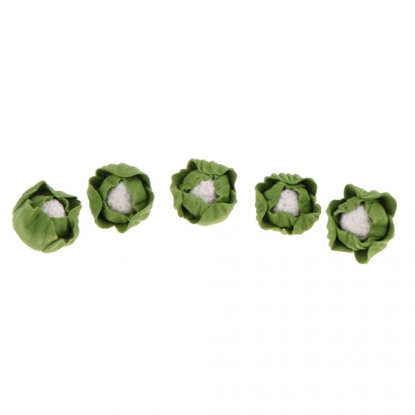 5 st 1/12 skala dockhus mat frukt grönsak miniatyr majs