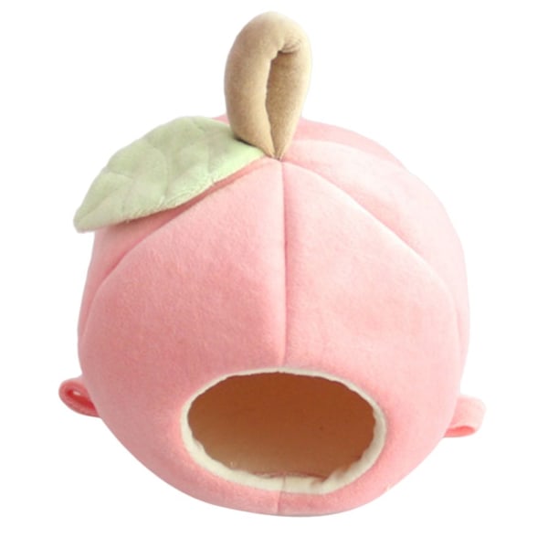 äpple, form, liten, husdjur, hamsterbo, säng, hängmatta, varm, grotta, hus, rosa