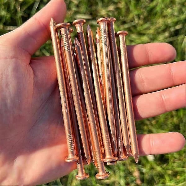 12 pakker 4 tommer kobbersøm til at dræbe træstubbe og rødder, stubfjernelsesspidser Copper