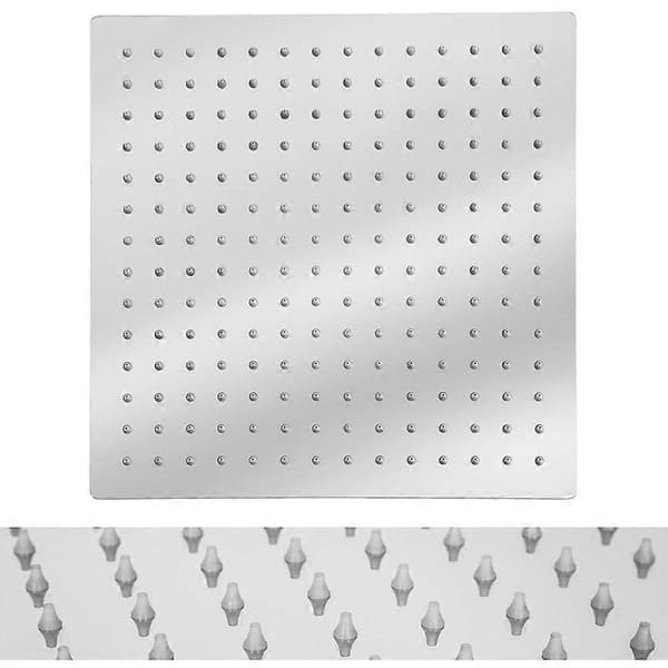Firkantet Regnbruserhoved i Rustfrit Stål Design 30 cm x 30