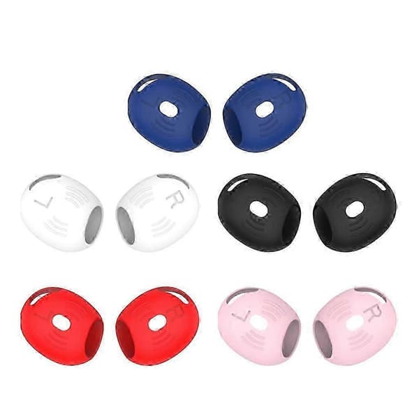 5 par øreproppbeskyttere, komfortable for Air Pods 4, støydempende