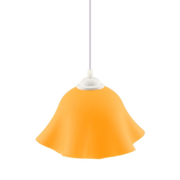Modern Blomformad Pendellampskärm Orange