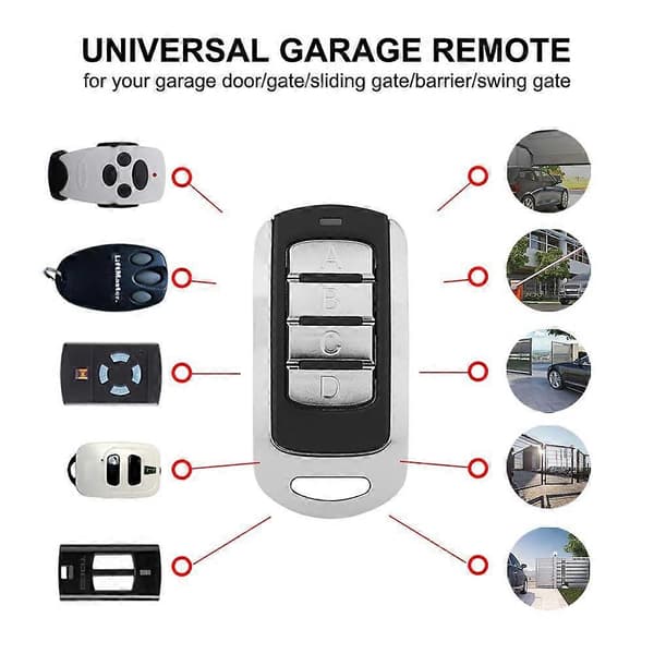 [RM]Liftmaster TX2EV/TX2EVS/TX4EV/TX4EVS/TX4UNI/TX4UNIS 433,92MHz Garage Door Remote Control Duplicator Door Opener SMG-008