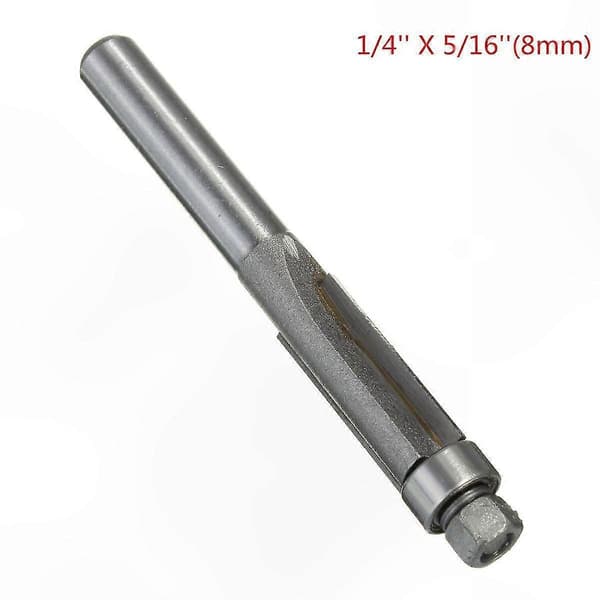 Hårdmetalspidsede fræsejern til planfræsning med 1/4\" skaft, 6/8/10/12 mm skærediameter 12mm