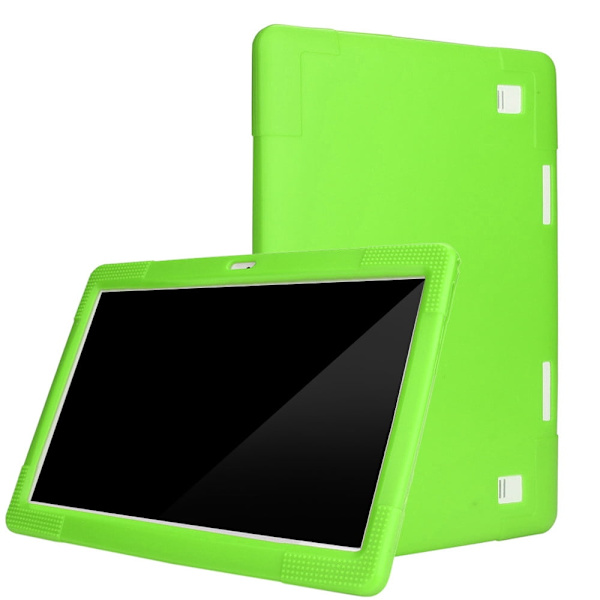 [RM]Shockproof Corner Tablet Protection for 10-inch Screen, Precise Cutouts Built-in Stand Soft Silicone Cover with Multiple Viewing Angles, Adjustable Stand