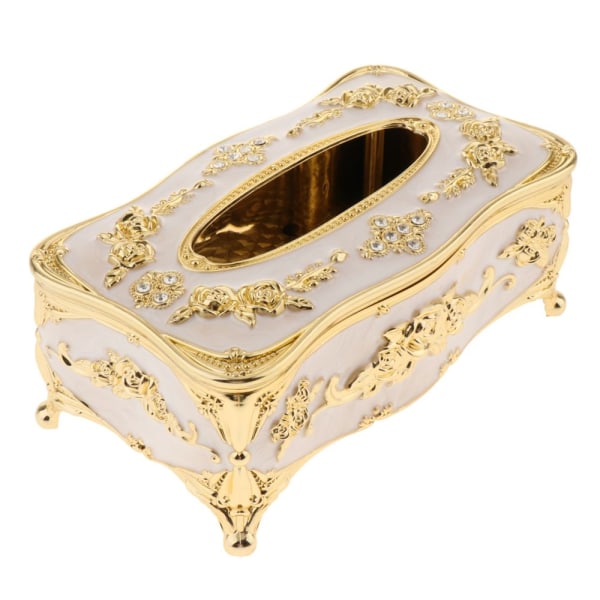 Lyxig Akryl Tissue Box Rosa Servettfodral -235x125x90mm A