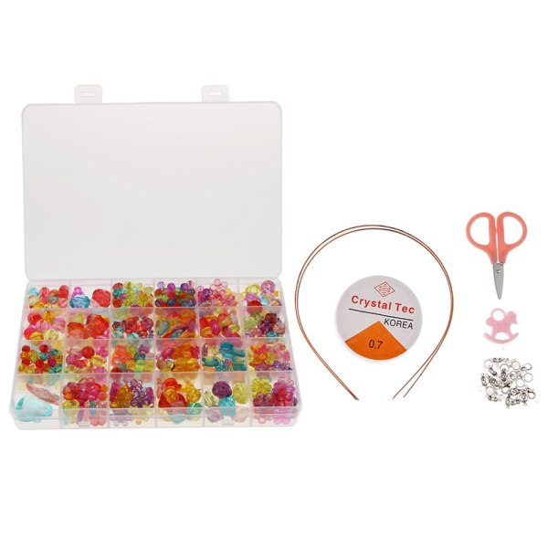 Creative Pop Beads DIY Art Craft Smycken Kit Girls Toy Gift Crystal