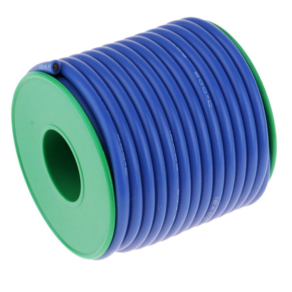 14 AWG silikonkabel: 10 meter hög, extremt flexibel silikonkabel, blå