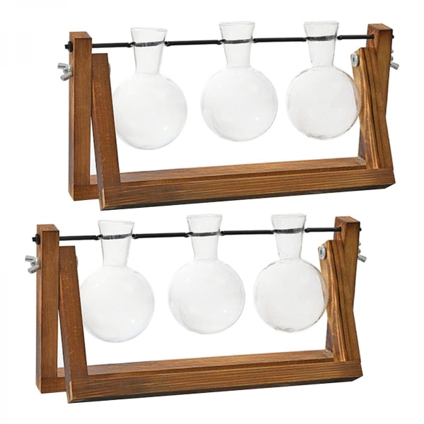 Stycken Klar Glas Hydroponisk Planteringskruka Glödlampa Terrarium Vas Kruka Heminredning