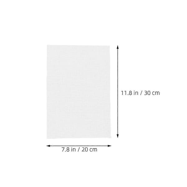 [RM]Åndbar netdesign rektangulær urtepottemåtte til havearbejde indendørs udendørs brug 60 stk. White 30.00X20.00X0.20CM