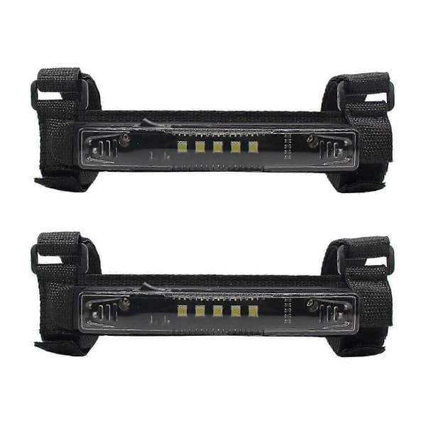 2X vanntett ATV UTV interiør LED-lampe universell rullestangmontering for terrengkjøretøy