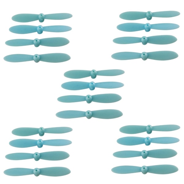20 Stycken Propeller Propellrar För Cheerson CX 10 Mini Drone Blå
