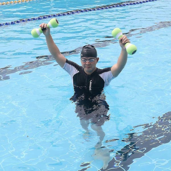 2x Vattenhantlar för Vattenträning, Vattenaerobics, Poolträning C