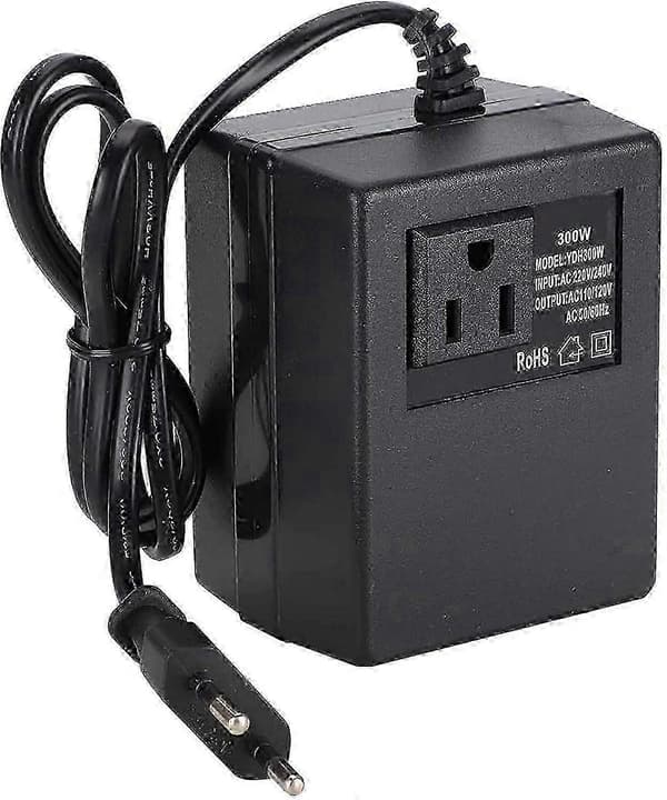 300W spændingsomformer med EU-stik, 220V til 110V transformer