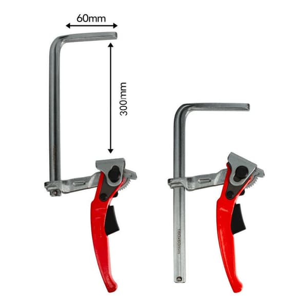 [RM]Clamp 300mm X2 - quick-adjust guide rail, 300x60mm KLB