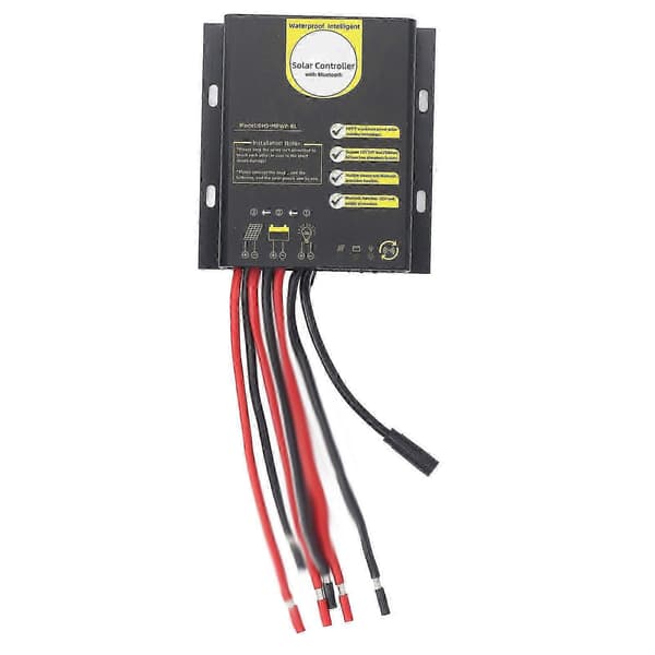 Bluetooth MPPT Solar laddningsregulator 12V 24V 20A Kompakt regulator 26s