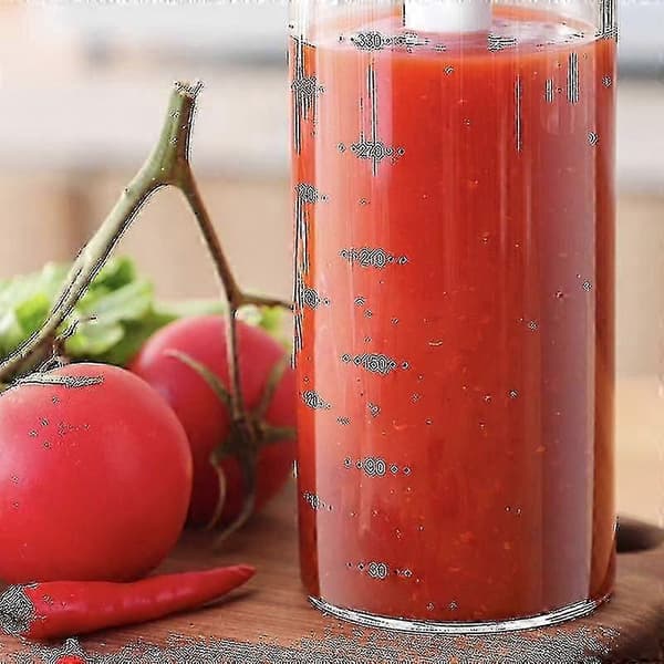Sauce Dispenser Flaske Glas O Oliedispenser Med Bred Hals Trykpumper Sæt #calu