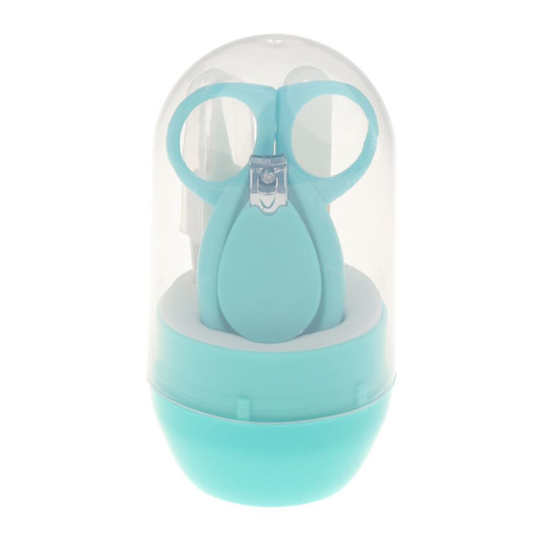 4 st/set Baby Nagel Klippare Saxar Cutter Finger Manikyr Grön