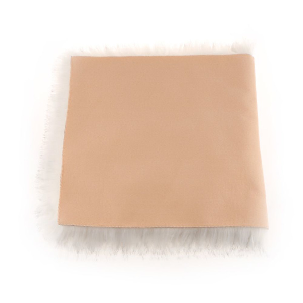 80x50cm Mjuk Ryamatta Fårskinnsimitation Luddar Inte 5cm Hög Lugg Vit Grå