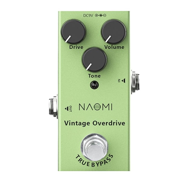 Gitarr Effektpedal Overdrive Mini Enkel True Bypass För Gitarr NEP-05