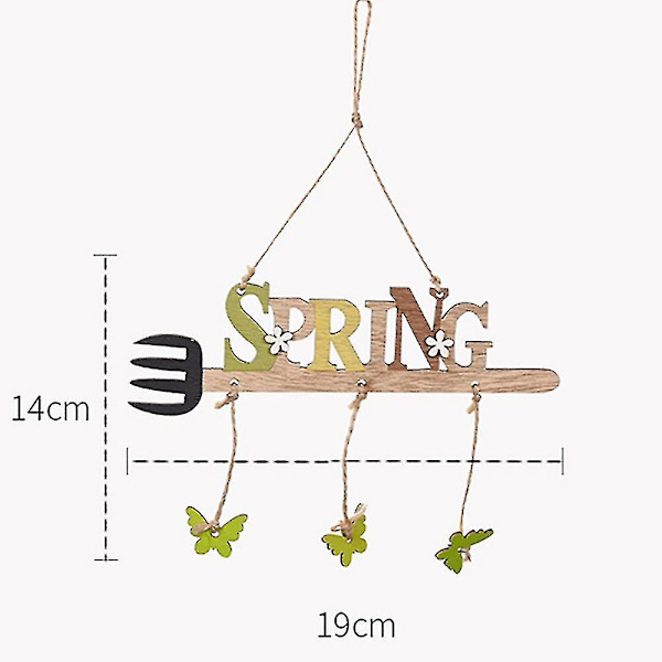 Glad Påsk Trähänge Ornament Hänge Påskdekorationer Kompatibla Med Hem DIY Hantverk Skyltdekor, B