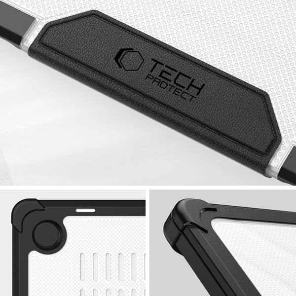 [RM]Tech Protect Macbook Air 13\" Kuori Smartshell - Musta/Kirkas 50