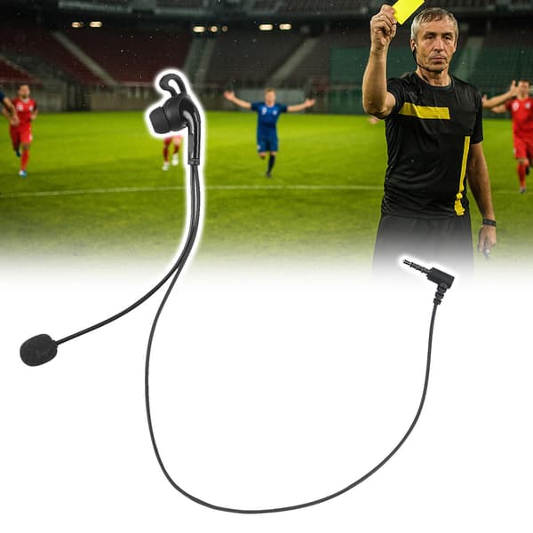 [RM]EJEAS Referee Headset, In-Ear Headphones with Microphone Replacement for V6 Pro/ V6C/ V4 Plus/ V4C P[HK]