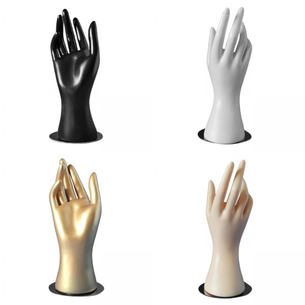 St MANNEQUIN HAND Modell SMYCKEN ARMBAND DISPLAY STATIV Svart