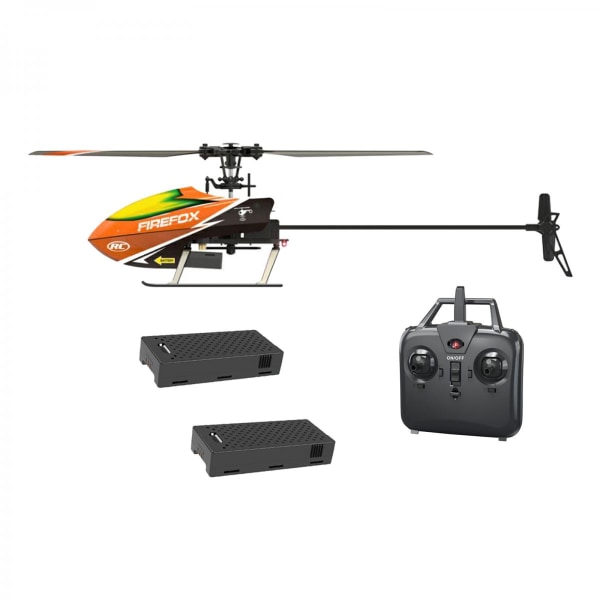 RC Helikopter Med Gyro 4 Kanal Micro RC Helikopter Leksak Present Till Pojkar Flicka Blå