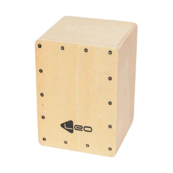Cajon-laatikkorumpu lyömäsoitin kotiesitykseen Brown Wooden
