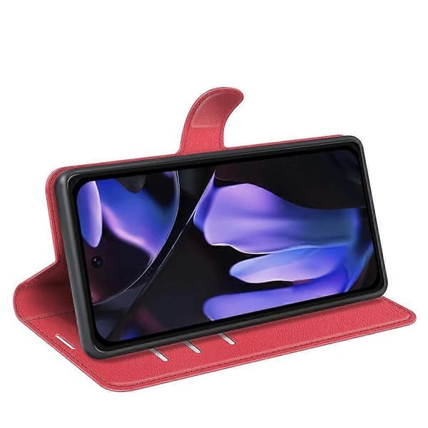 [RM] Litsi-nahkainen puhelinkotelo Google Pixel 9a -puhelimelle Red For Google Pixel 9a