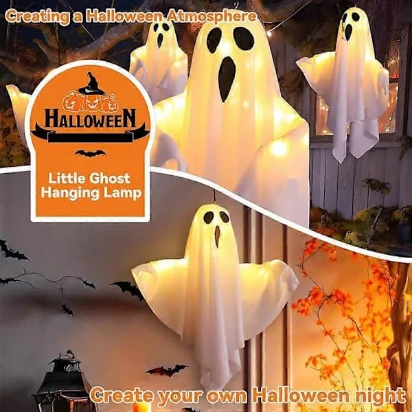[RM]Flying Ghost Lights Halloween Decorations, Scary Outdoor Ornaments