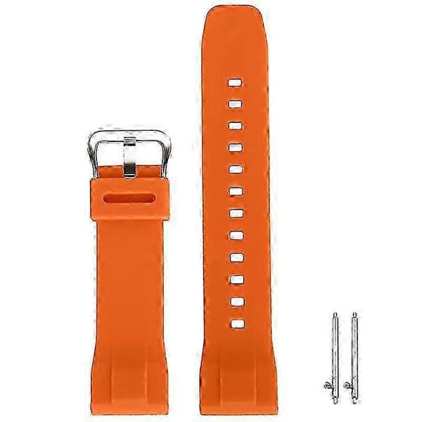 24 mm ranneke Casio PROTREK PRG-650 -kelloon, ulkoiluurheiluranneke Orange