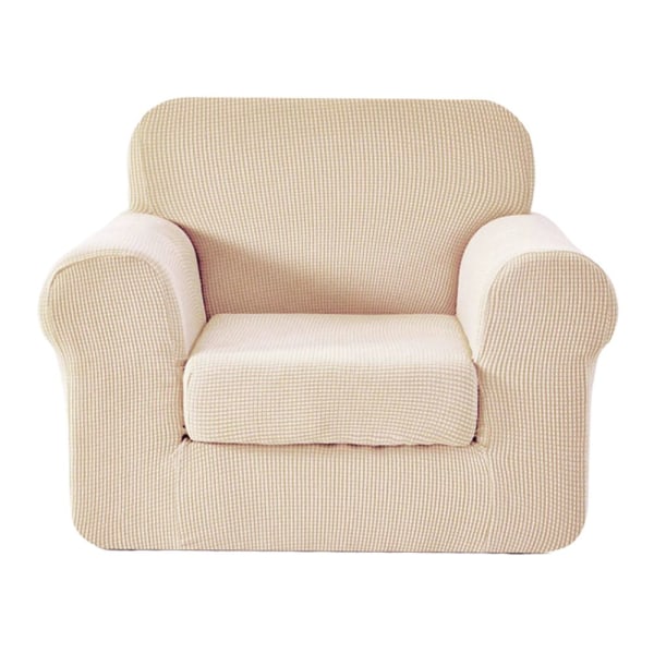 Cover Överdrag För 2-delad soffa 1 soffa Off White