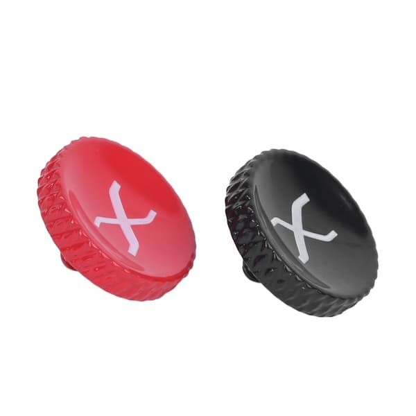 Full Metal Shutter Release Button for Fuji X Series Camera with Rubber Ring Black and Red Color