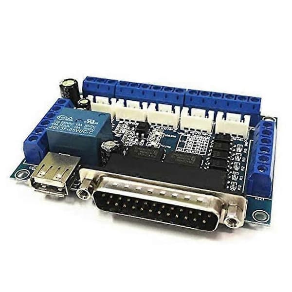 Driver Board Graveringsmaskine 5-akset CNC Breakout Board med optisk kobler til stepmotor-drevcontroller