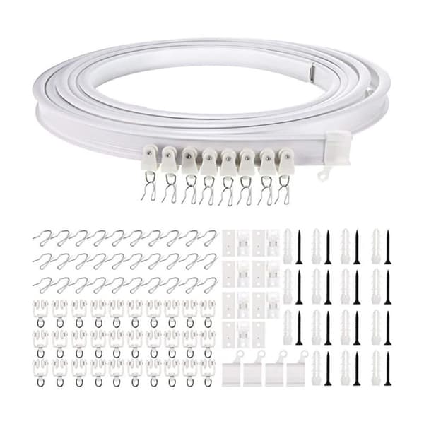 [RM]Flexible curtain track for ceiling 5m compatible with window dividers