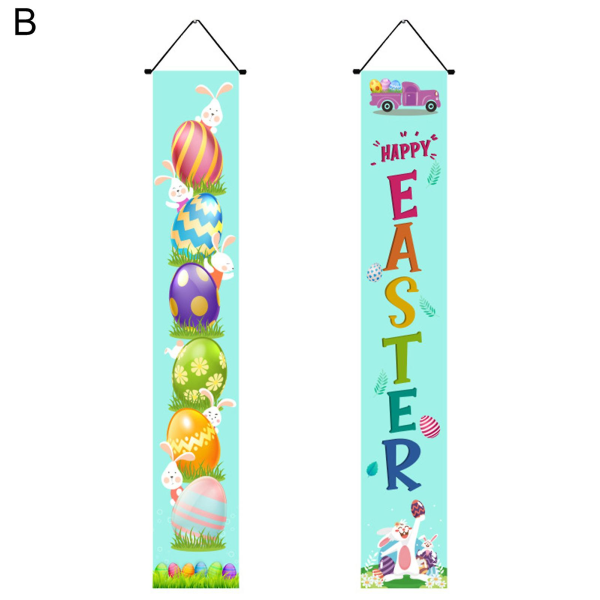 1 Par Påskstil Festlig Touch Högtidspar Polyester Elegant Välsignelse Par Dekor för Hemmet B
