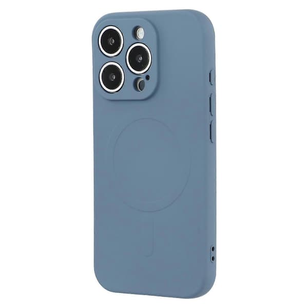 [RM] Til iPhone 16 Pro Cover kompatibelt med MagSafe Stødsikkert TPU Telefoncover - Blå Multicolor Blue