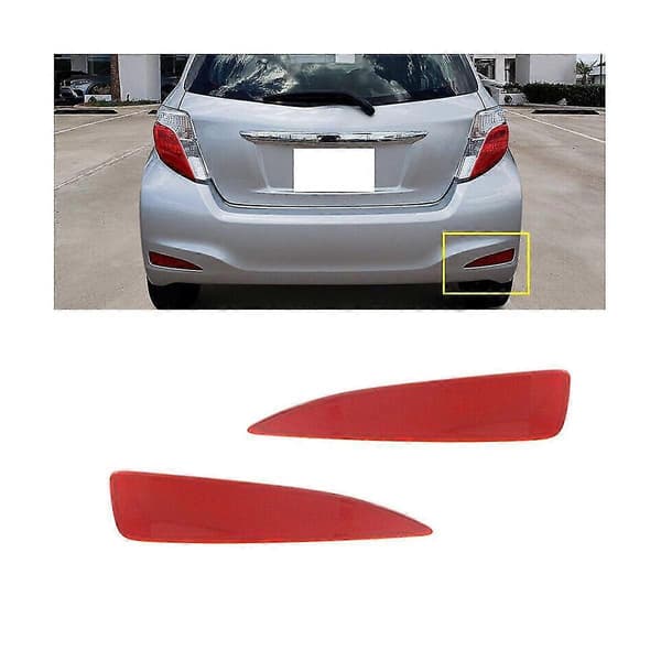 1 par bil bageste stang baglygte reflektor til Yaris 2012-2014 blinklys Lh+rh 17-5306-00 175