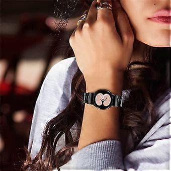 Kompatibelt armbånd til Samsung Galaxy Watch7 40mm / 44mm med quick release, rustfrit stål