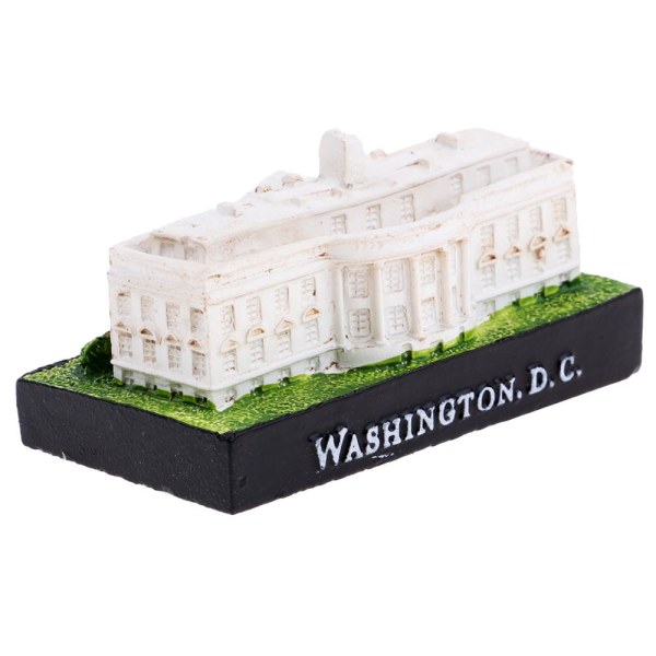 Resin staty Vita huset Washington Souvenir