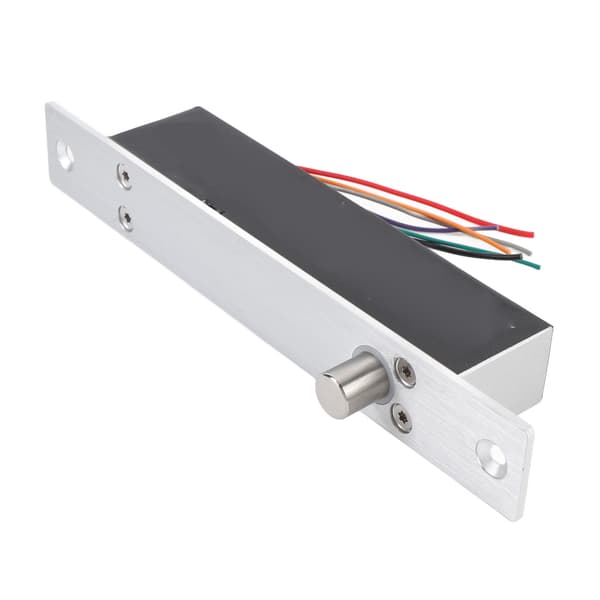 [RM]Electric Drop Bolt Lock 12V NC Mode Electronic Security Lock Electric Mortise Lock with Time Delay for Door Access Control