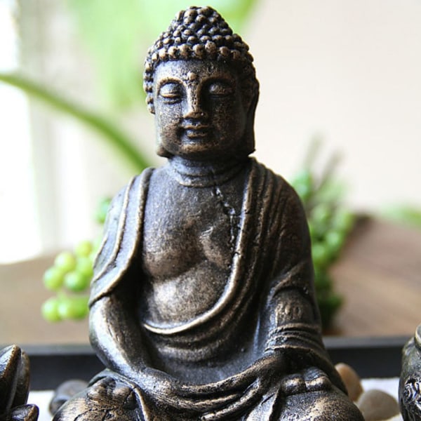 zen trädgård värmeljushållare feng shui ljus buddhistisk rökelse dekor #1 b