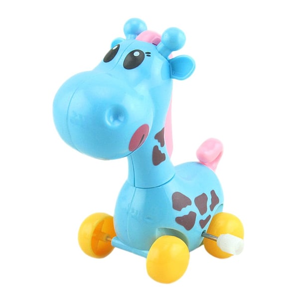 tecknad klocka baby avveckla leksaker barn kör plast present giraff