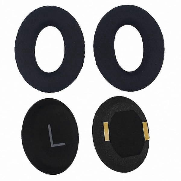 QC45 erstatningsørepuder, sort, kompatibel med Bose QuietComfort 45